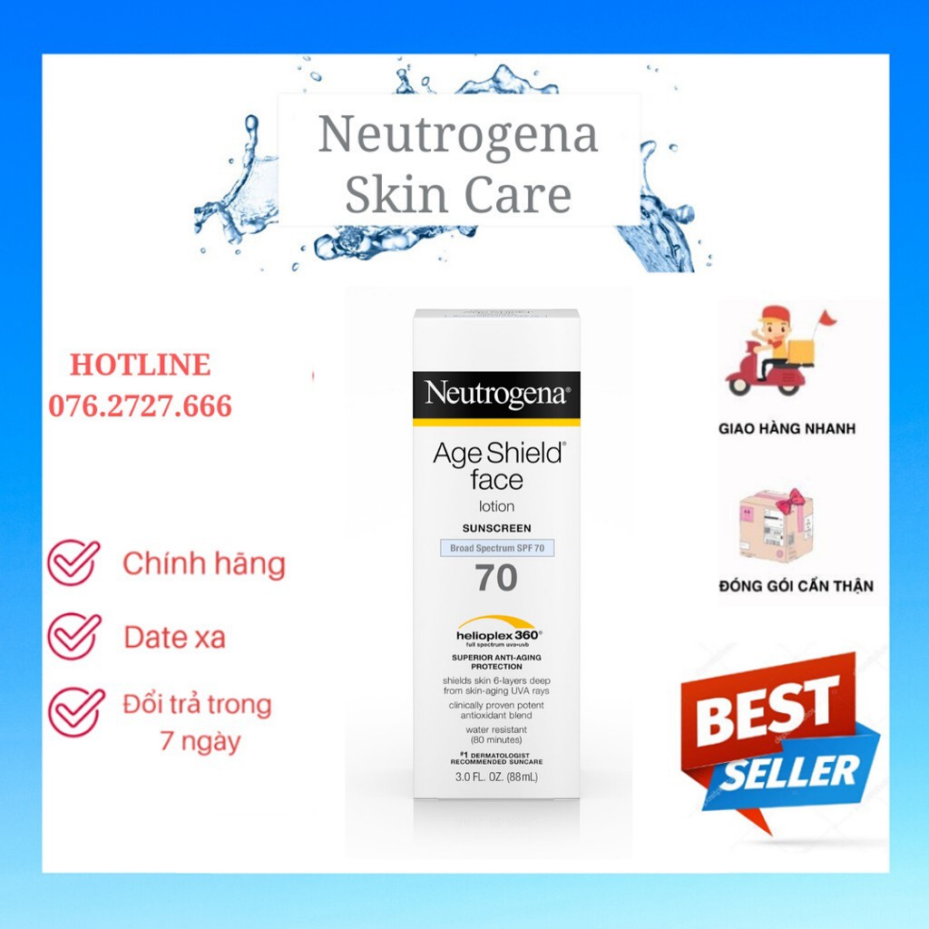 Kem chống nắng Neutrogena Age Shield SPF 70