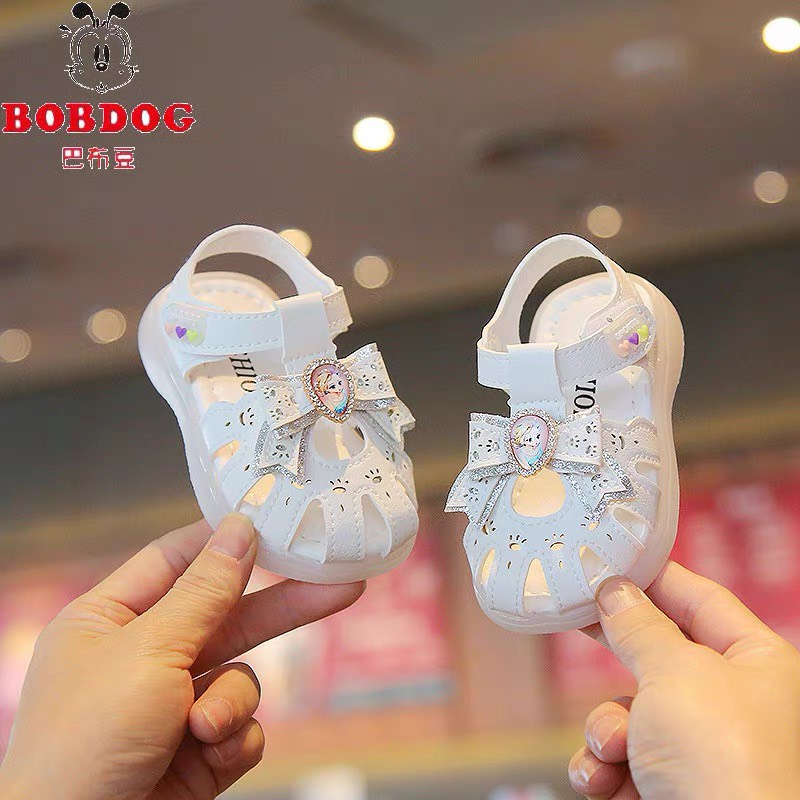 Sandal tập đi cho bé gái, dép tập đi cho bé có hình công chúa mã elsa661