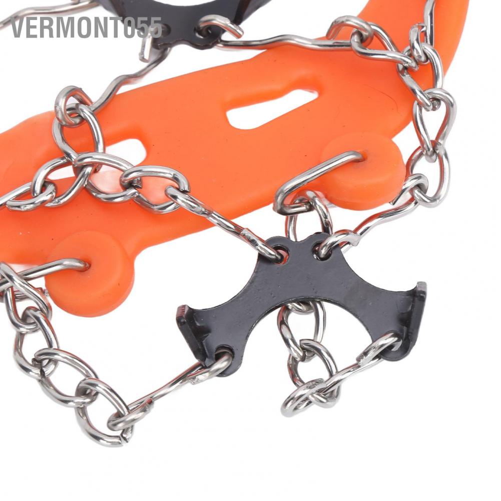 Vermont055 8‑Tooth Crampons Foot Cover Ice and Snow Outdoor Walking Weapon Mountaineering Skiing