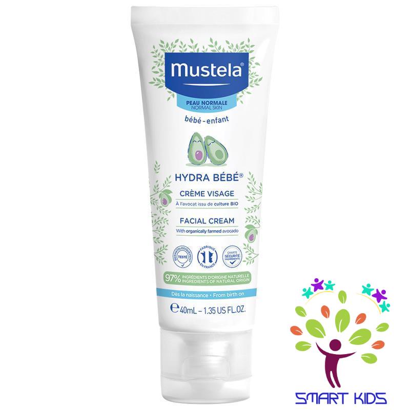 Kem Dưỡng Mặt Da Thường Mustela Hydra Bebe Facial Cream 40ml