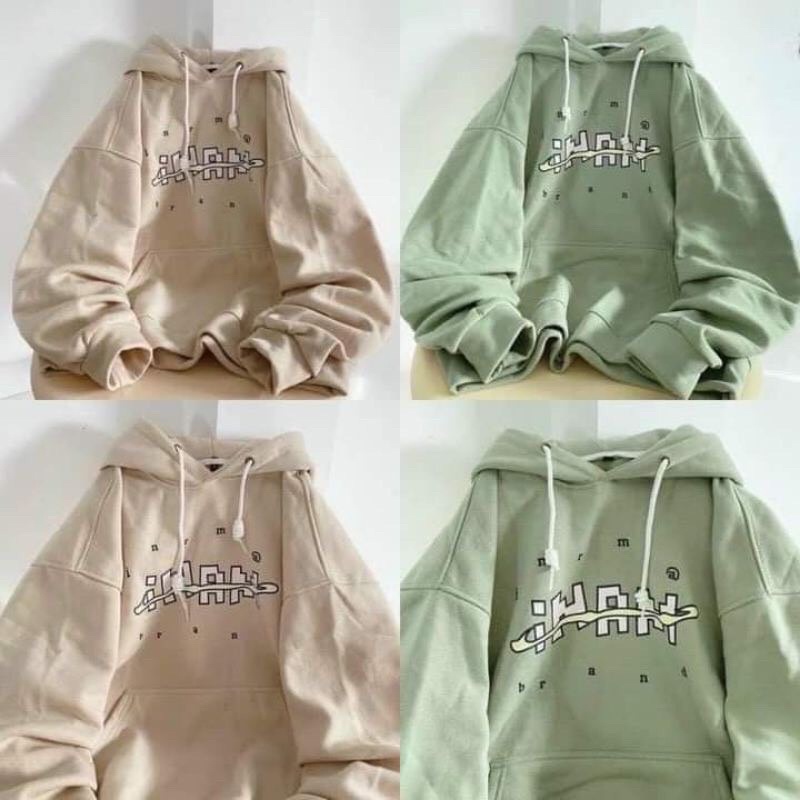 [CÓ ẢNH THẬT] Áo Hoodie Chữ Basic Dài Tay Form Rộng Unisex Chất Nỉ Ngoạo FREESIZE Không Xù