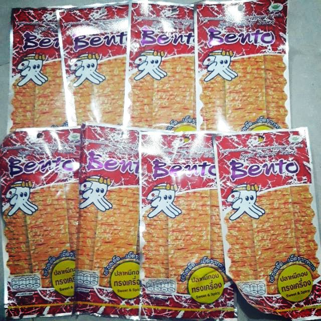 Combo 13 gói mực tẩm Bento 6g màu đỏ hsd: 02/2022 | BigBuy360 - bigbuy360.vn