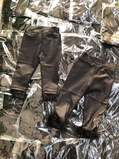 Quần legging da cho bé gái