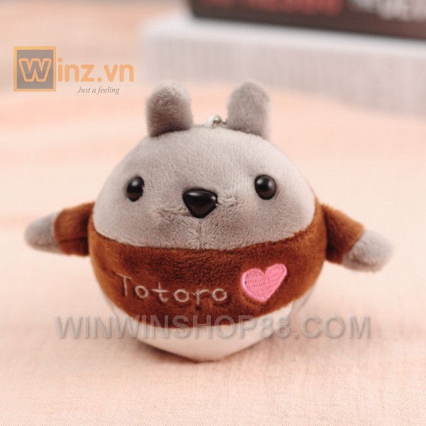 Móc khóa gấu bông mèo Totoro 9 cm móc khóa gấu bông cute treo cặp quà lưu niệm quà tặng người yêu cũ - Winz.vn