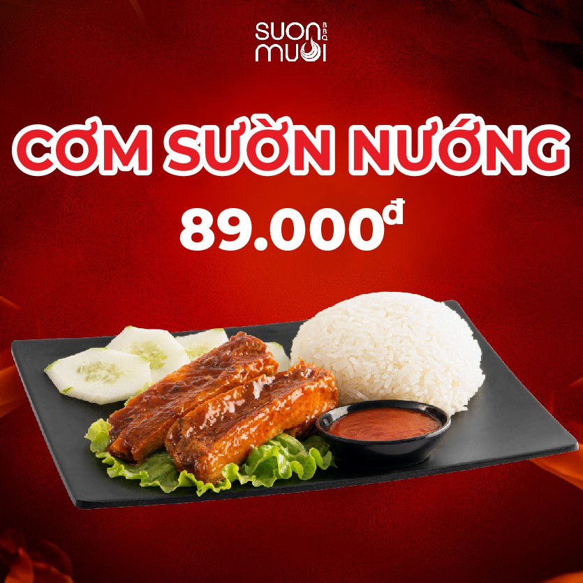 Hà Nội - E-Voucher - Cơm Sườn Nướng 89k - Sườn Mười (Áp dụng toàn hệ thống)