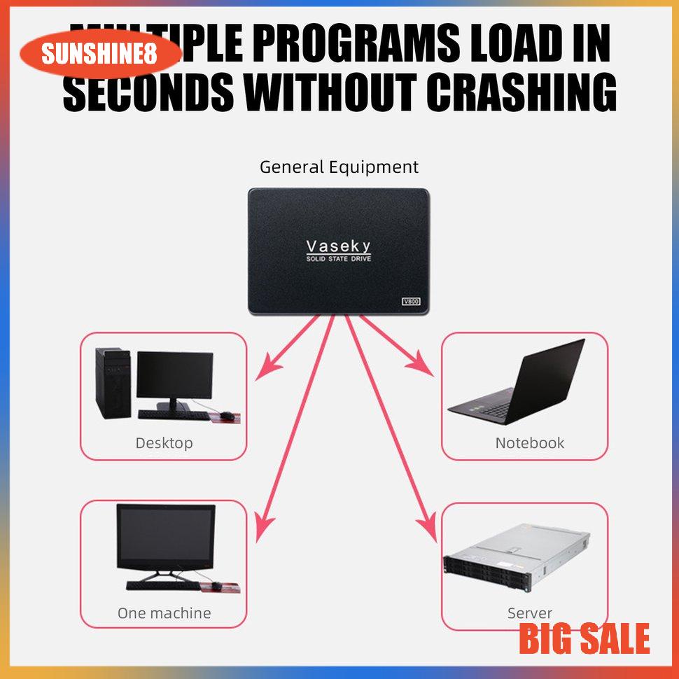 【SUN】2.5 Inch PC SSD Desktop Large Capacity Notebook SSD 60G Internal Hard Disk