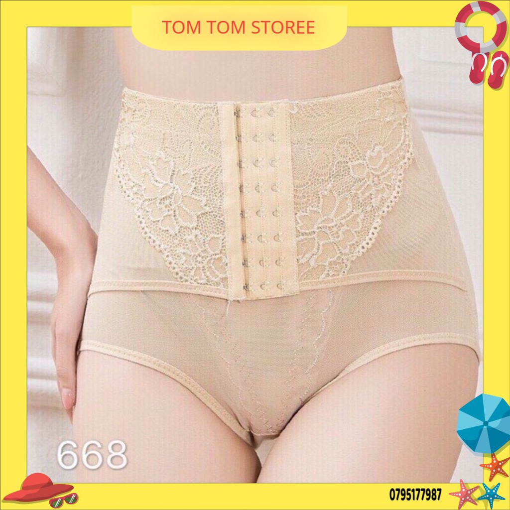 Quần Gen Bụng Định Hình Vòng Eo Có Móc Cài 668 TOM_TOM_STOREE