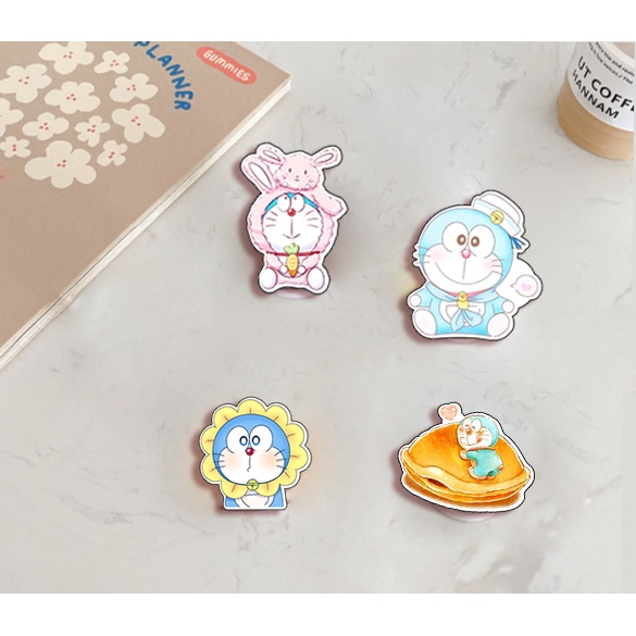 kẹp điện thoại mica jack gấu lotso KMC6 giá đỡ doremon sơn tùng 12 cung hoàng đạo ngựa thần phi hành gia cherie berie