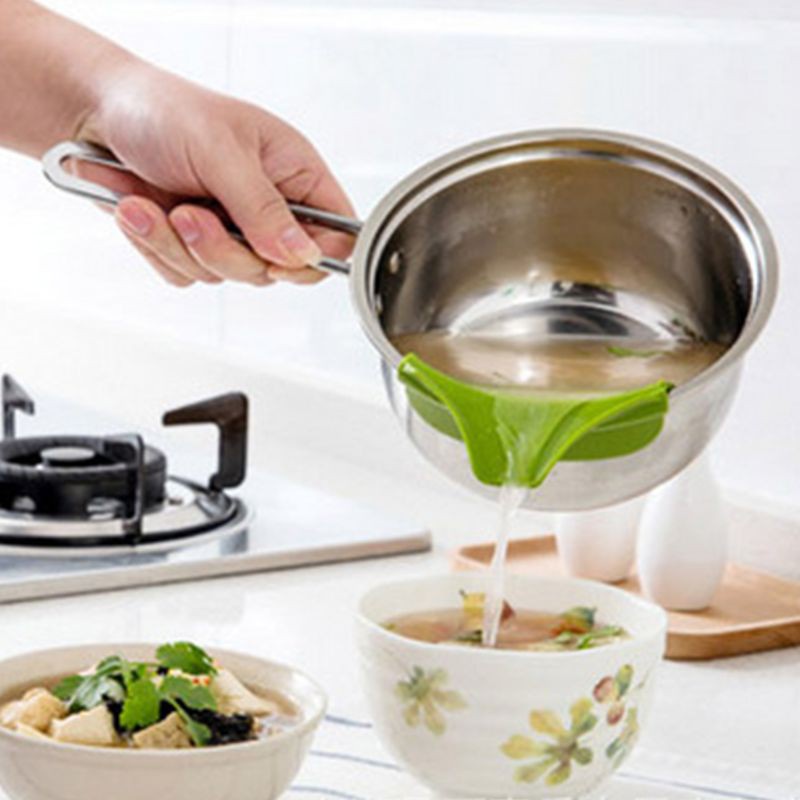 Phễu Silicone Chống Tràn Tiện Dụng Cho Nhà Bếp