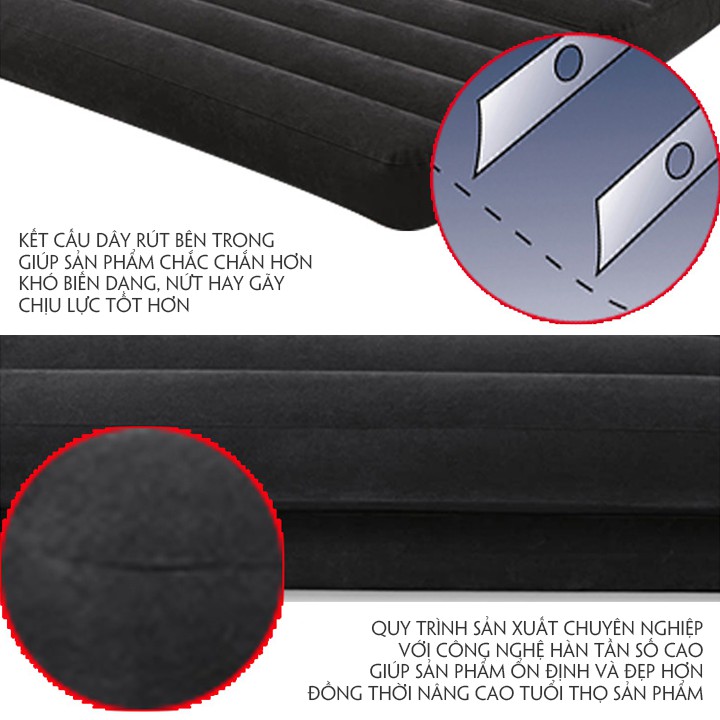 Giường hơi kiêm ghế sofa cao cấp tặng kèm bơm điện