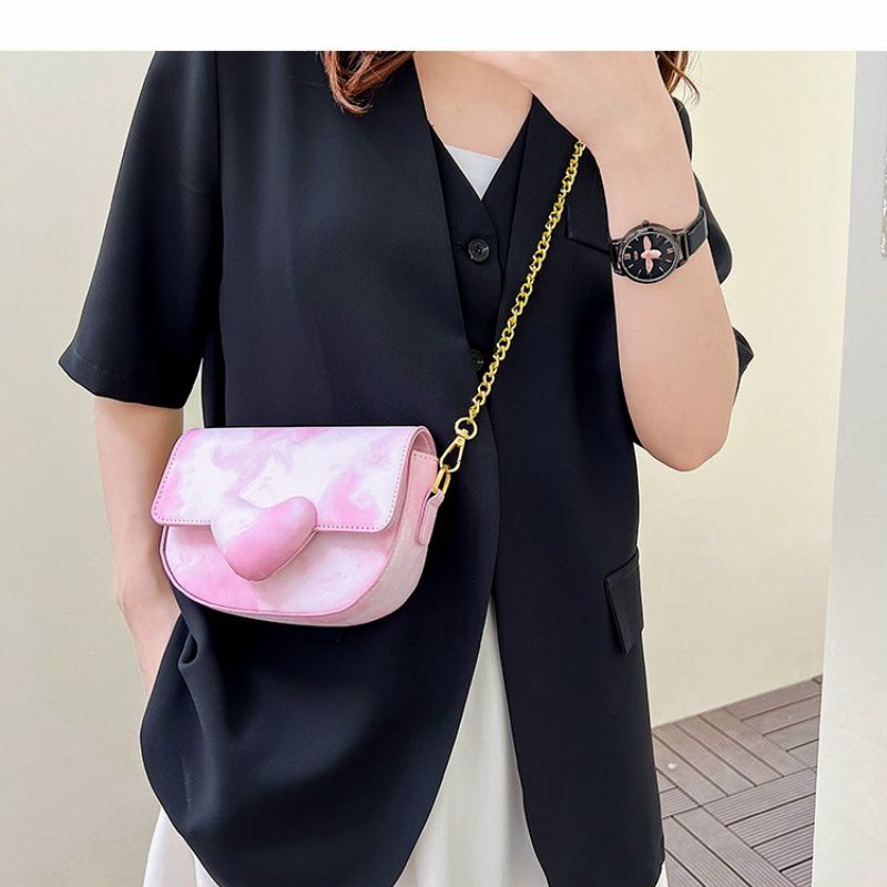 túi khóa tim kiểu dáng hàn quốc nhập khẩu chất lượng loại 1 yhinh (size vừa tất cả đt)