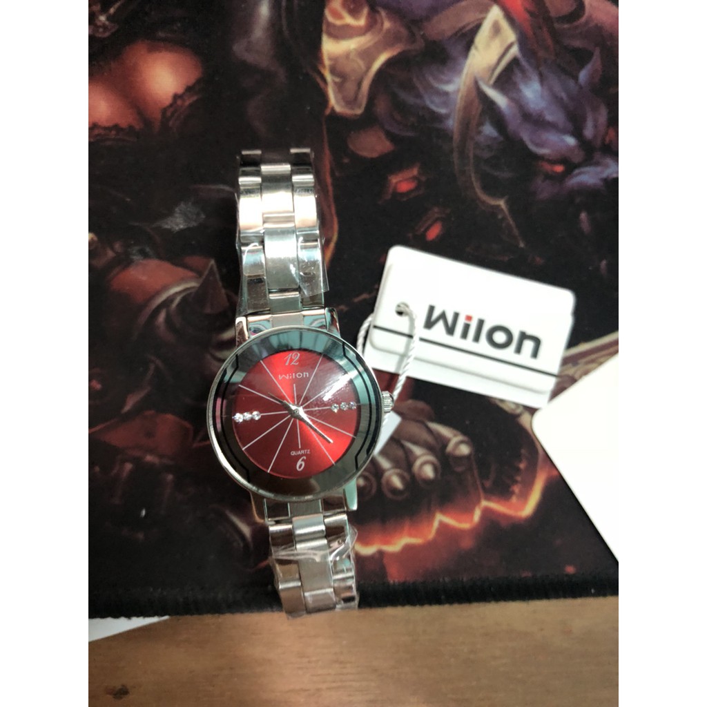 Đồng hồ nữ Wilon ms226 dây kim loại size nhỏ 26mm