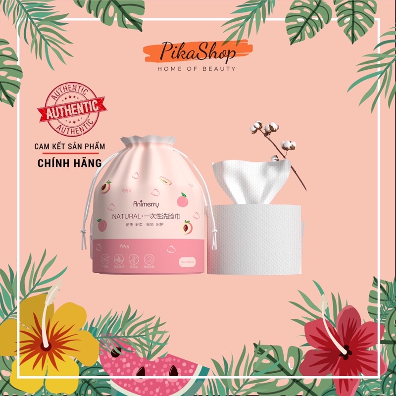 Khăn Mặt Khô Animerry Dùng 1 Lần, Lau Khô, Lau Ướt, Lau Đa Năng , Giấy Lau Mặt Dùng Một Lần