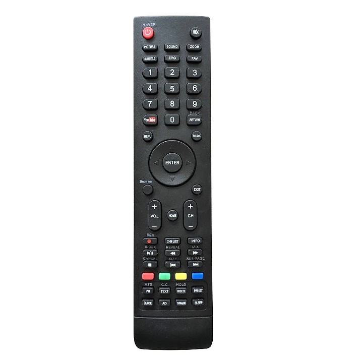 Remote Điều Khiển TV LED, Smart TV DARLING Youtube