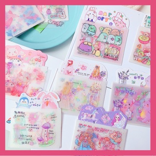 Set 4 tấm sticker cute