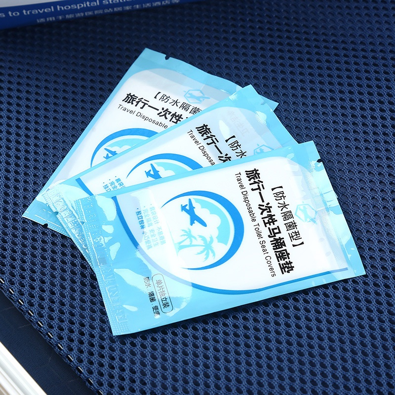 Vỏ Bọc Bồn Cầu An Toàn Bằng PE Chống Nước Dùng Một Lần An Toàn