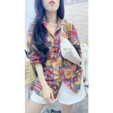Sơmi họa tiết TAOBAO
