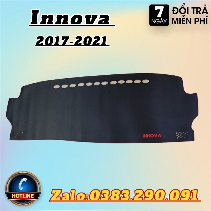 Thảm Taplo innova 2017-2022 Da Carbon Cao Cấp