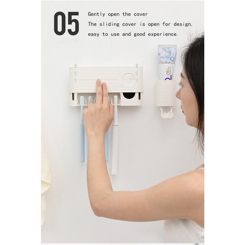 Máy khử khuẩn bàn chải Xiaomi chính hãng, diệt 99% vi khuẩn bằng tia UV, lỗi 1 đổi 1