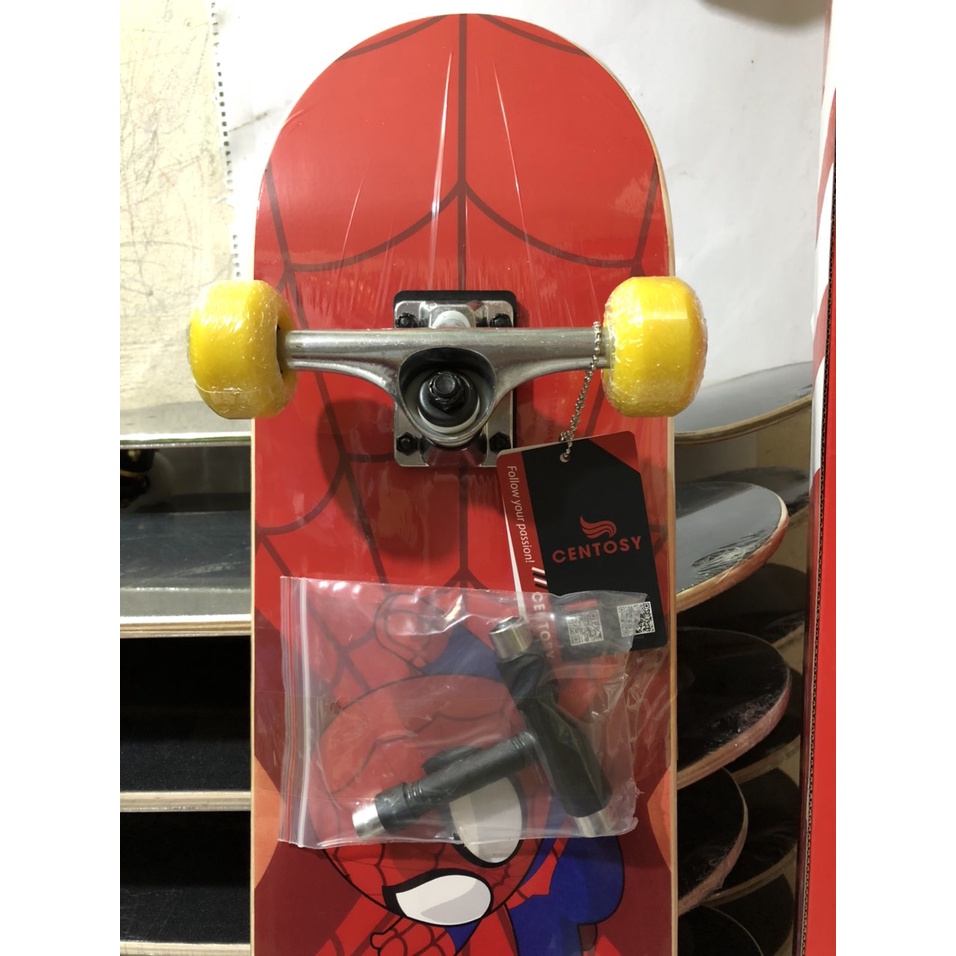 [Hàng Chính Hãng] Ván Trượt Cao Cấp Skateboard Mặt Nhám gỗ ép 7 lớp chịu lực