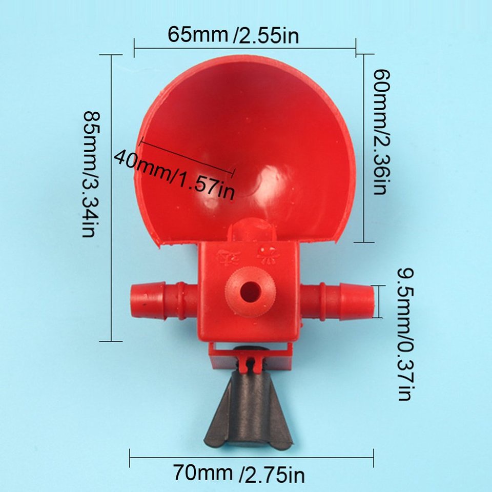 Cốc nước gà tự động Cốc uống nước Gia cầm Thức ăn chăn nuôi Gia cầm uống