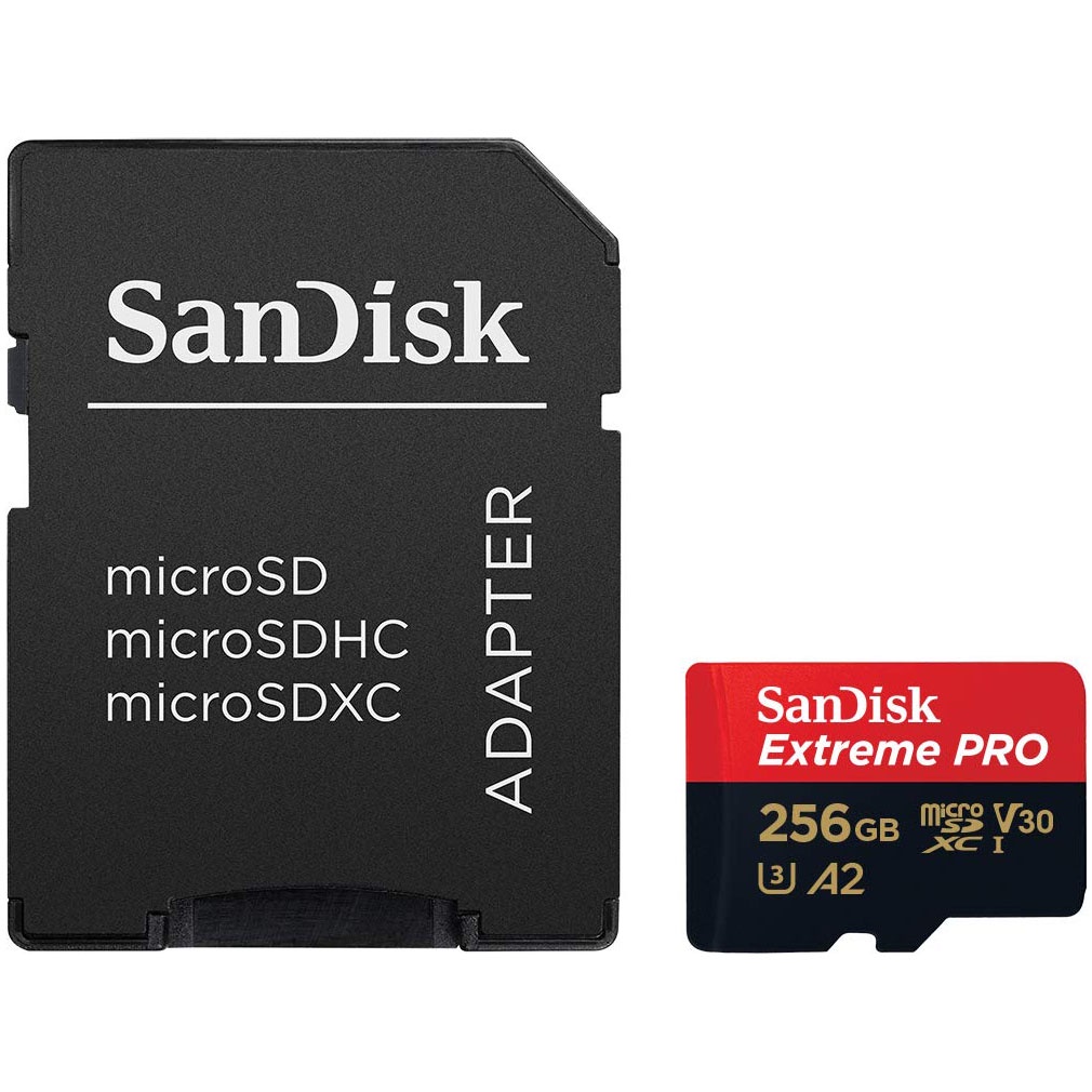 [Mã 99ELHA giảm 7% đơn 300K] Thẻ Nhớ 256GB MicroSD SanDisk Extreme Pro A2 V30 U3 Class 10 UHS-I 170MB/S Tốc Độ Siêu Cao