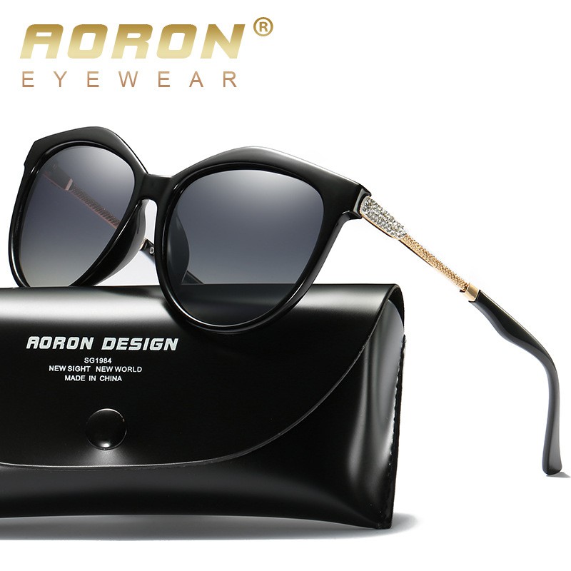 Mắt kính Nữ phân cực AORON thời trang Italia 2020, mắt kính phân cực tròng kính polarized chống tia UV hiệu quả