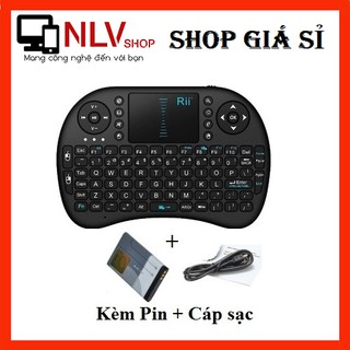 🎁Free Ship🎁 Bàn phím kiêm chuột không dây (kèm pin và cáp sạc)