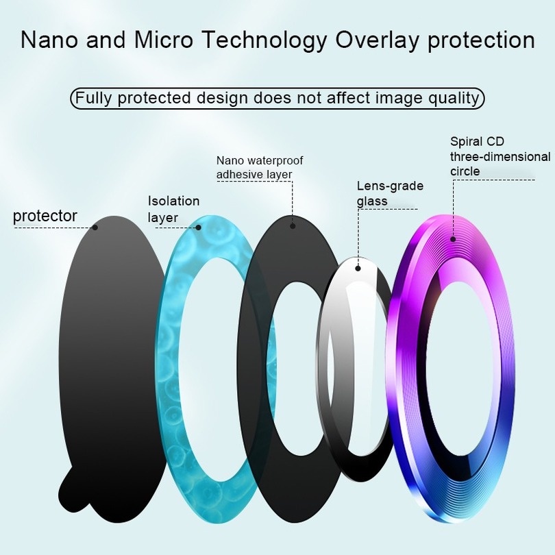 Camera Lens Cover For iPhone 12 Pro Max Full Cover Camera Metal Ring Glass for iPhone 11 12Pro Max mini 12pro Lens Cover