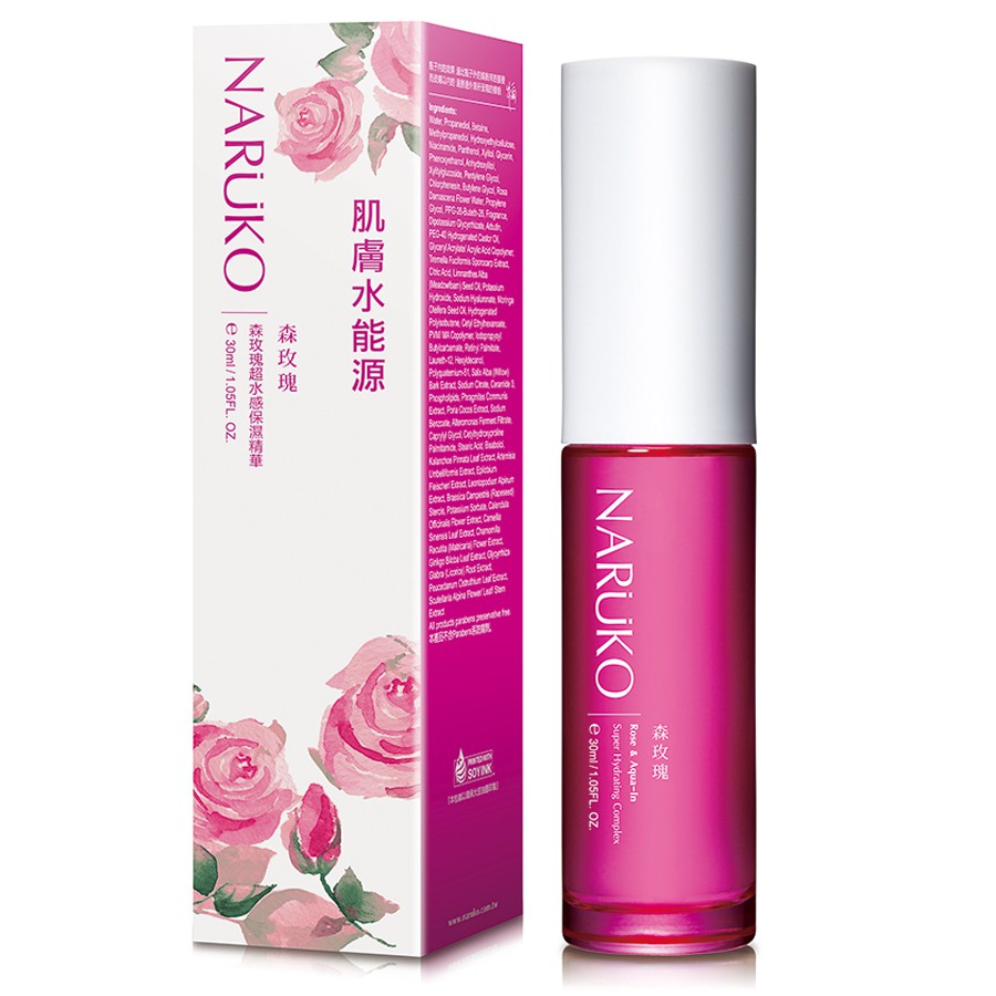 Tinh chất cấp ẩm Naruko Rose and Aqua-In Super Hydrating Complex 30 ml Hoa hồng nhung (Bản Đài)