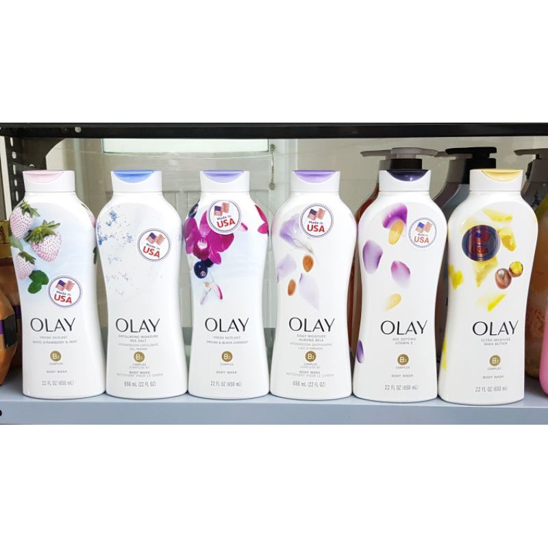 Sữa Tắm Dưỡng Da OLay Fresh Outlast Body Wash Mỹ 650ml