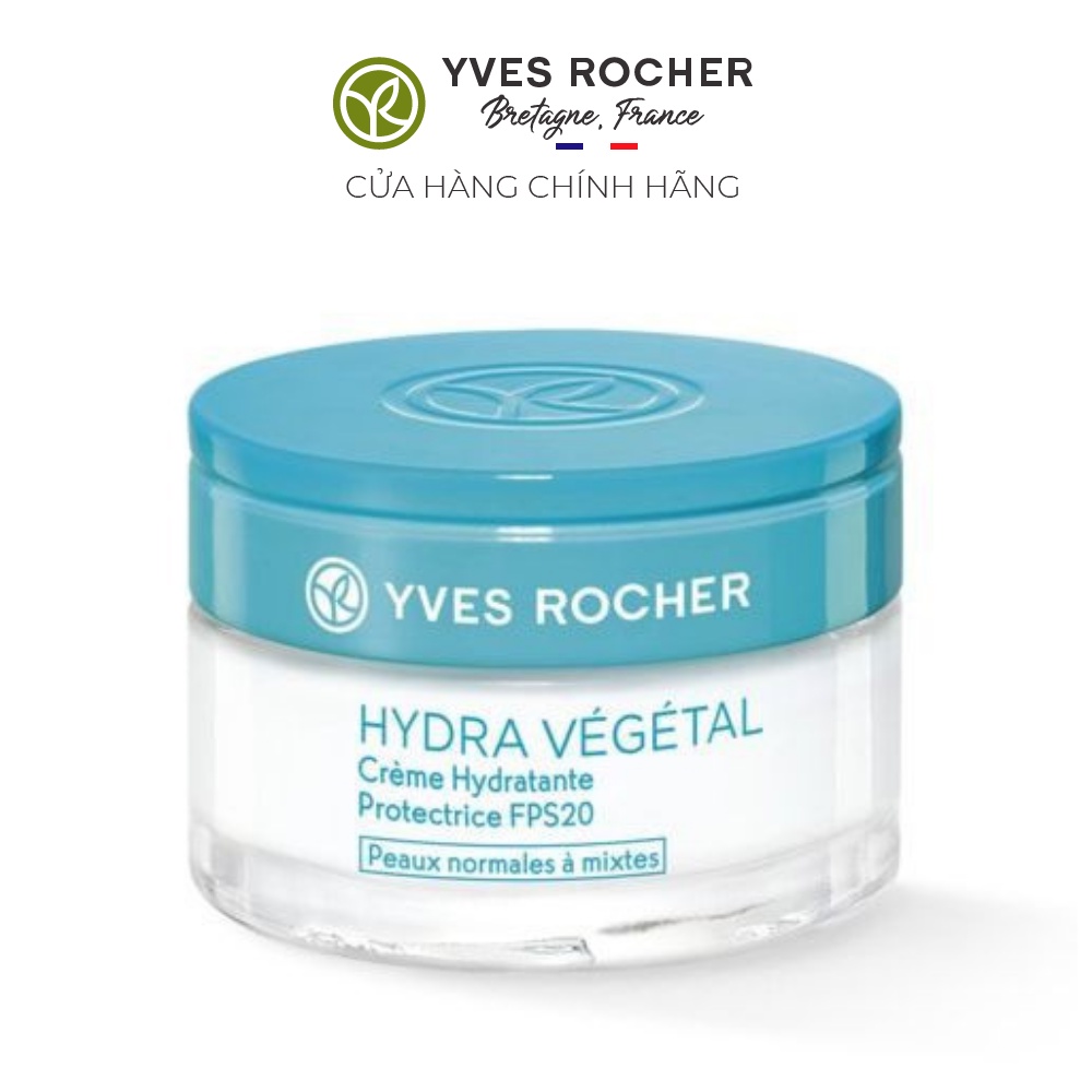 Kem dưỡng ẩm có chống nắng Yves Rocher Protective Moisturizing SPF20 50ml