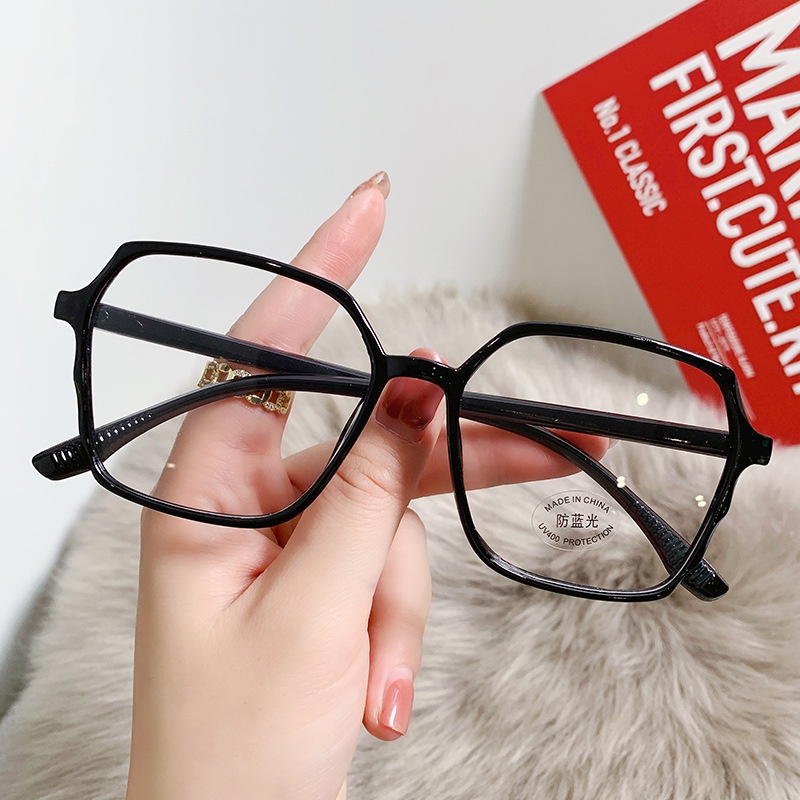 【0-500°】【Hàng Có Sẵn】Kính Cận Gọng Nhựa Chống Bức Xạ Ánh Sáng Xanh Dương Cho Nam Và Nữ