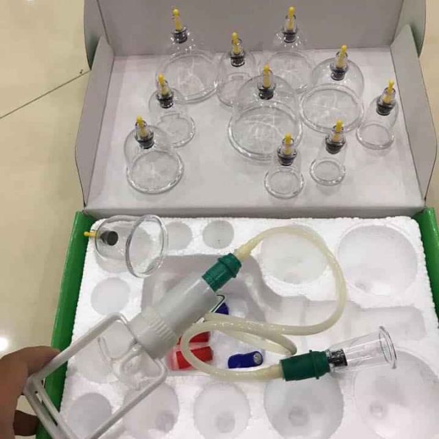 Bộ Giác Hơi 12 ống không dùng lửa.