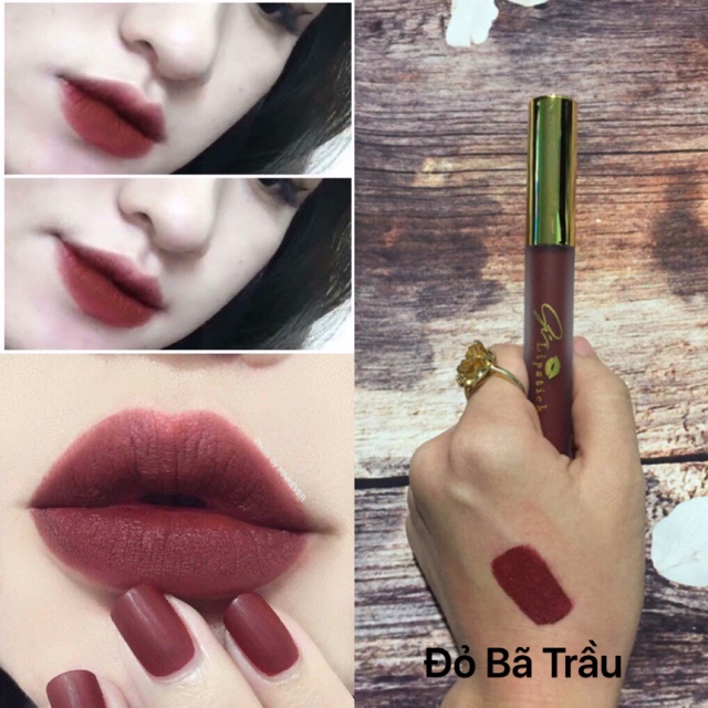 [ SON CHẤT ĐẸP, MÀU HOTTREND, CHUẨN ẢNH ] Son Kem Handmade Si Lipstick Siêu Lì, Kháng Nước, Hoang Toàn Từ Thiên Nhiên