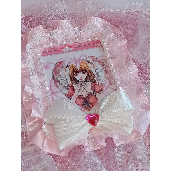 Toploader ruy băng trang trí sẵn đựng card kpop / anime