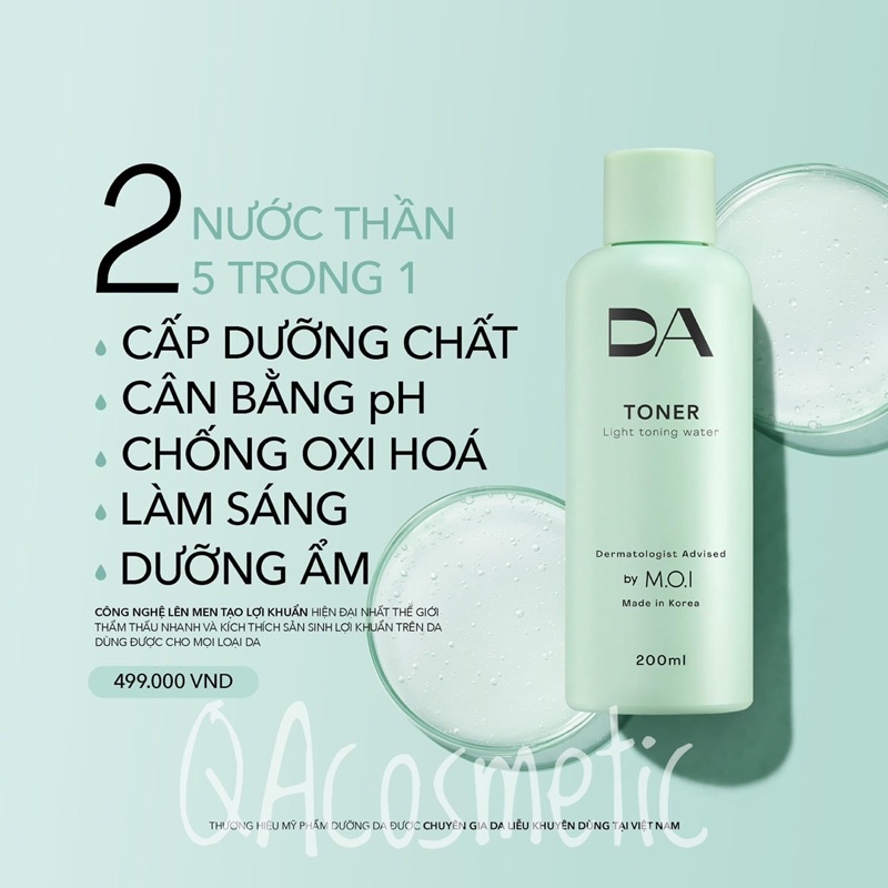 Nước Thần Toner D.A by M.O.I 5 Trong 1