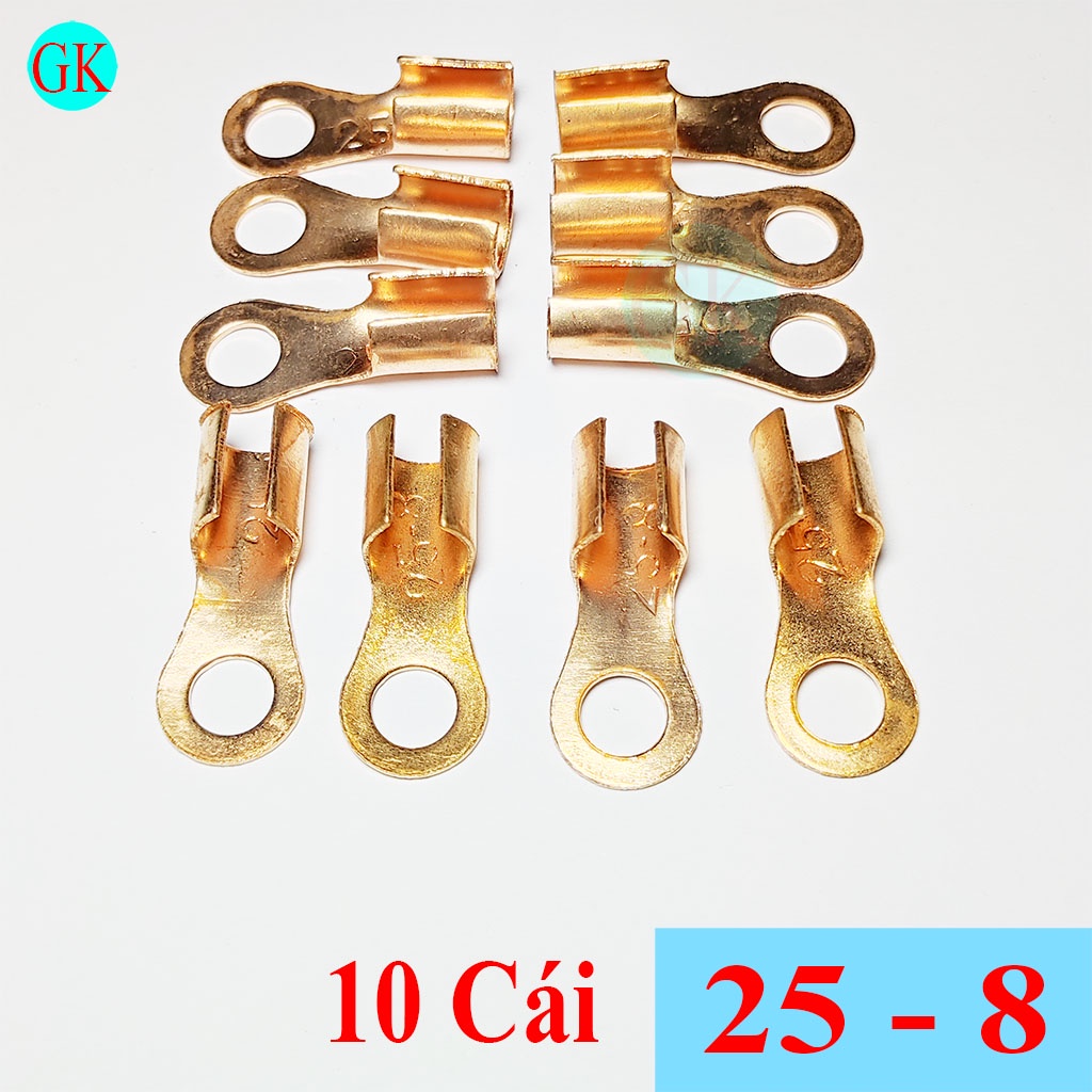 (10 cái) Cốt đồng 25-8 [K-04-10]