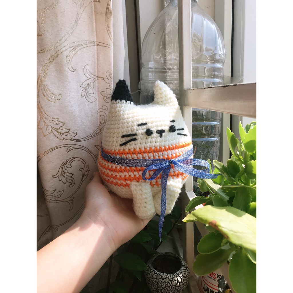BÉ MÈO TONG TONG, MÈO MAY MẮN MÓC LEN NHỒI BÔNG SIÊU CƯNG, SIÊU DỄ THƯƠNG | RYRY STORE