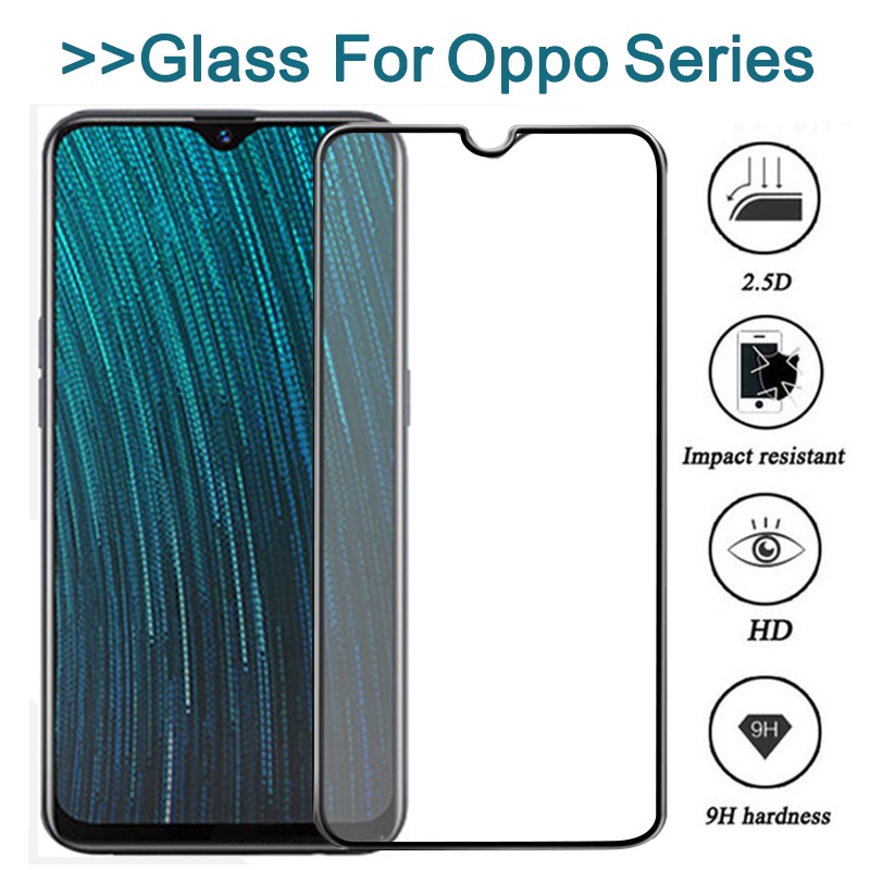 Set 2 Kính Cường Lực 9h Bảo Vệ Màn Hình Cho Oppo F11 F9 F7 F5 F1S Pro Youth Oppo F 11 9 7 5 1s 11pro 9pro 5youth