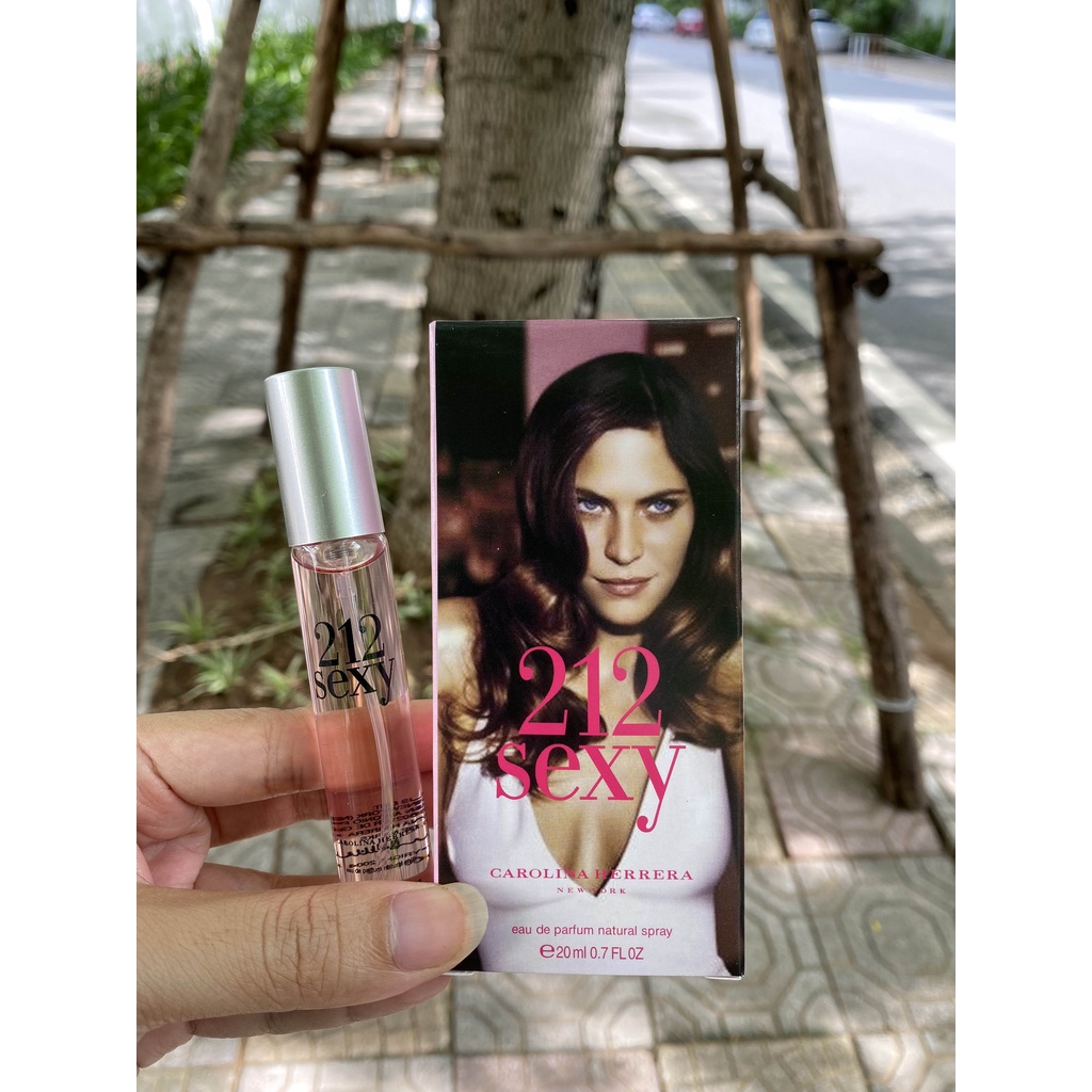 Nước hoa nữ 212 sexy woman 20ml thơm lâu hương thơm ngọt ngào nước hoa mini nữ