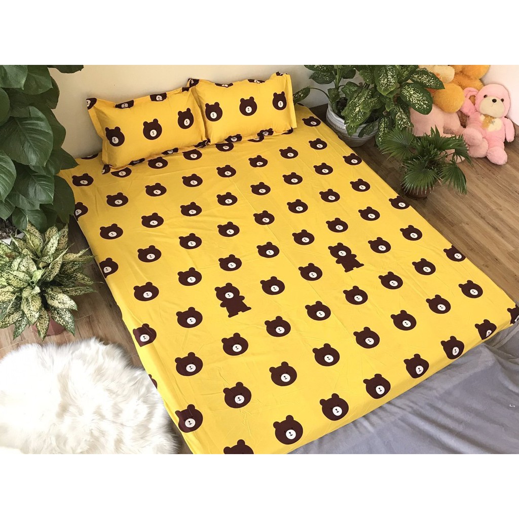 Bộ ga gối Coton Poly nhiều mẫu mới, đầy đủ kích thước 1m,1m2,1m4