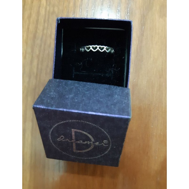 Nhẫn bạc Ddreamer s925 hình trái tim