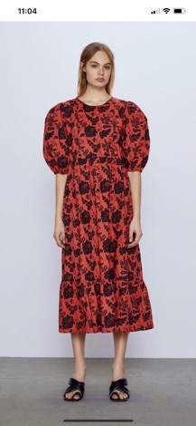 Đầm hoa zara