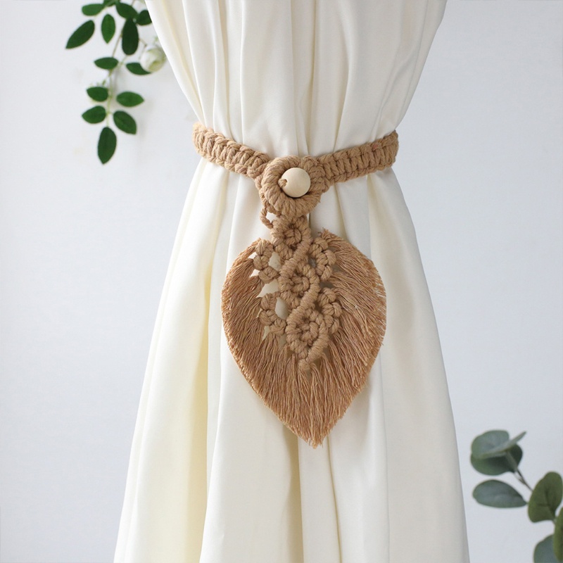 Dây Buộc Rèm Cửa Bện Tay Phong Cách Bohemian