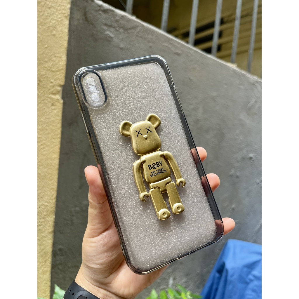 Ốp lưng iphone hình gấu nổi 3D BABY có iring ring chống cực hot dành cho iphone 6 6s 7 8 X XS 11 12 13 PLUS PRO MAX