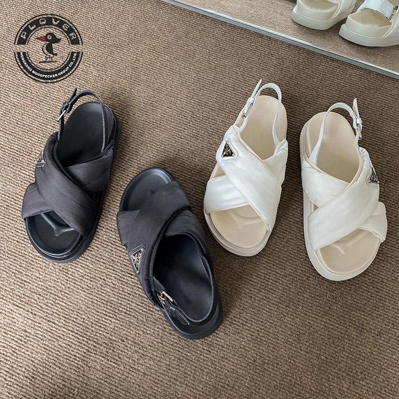 Giày sandal thiết kế mới kiểu dáng đơn giản thời trang mùa hè 2022 cho nữ