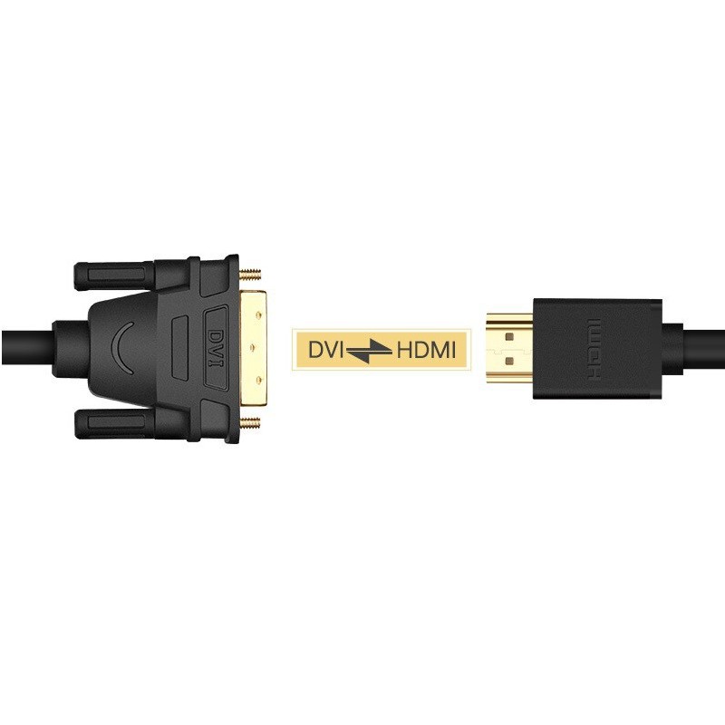 Cáp HDMI to DVI 24+1 dài 1,5m cao cấp Ugreen 11150
