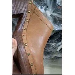 Giày da mộc nâu, chất bụi, xịn