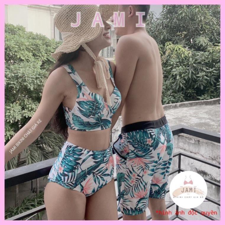 BIKINI ĐỒ BƠI NỮ quần bơi nam hoạ tiết mùa hè đi biển đồ đôi couple đi bơi Jami - cp01  ྆  ྇